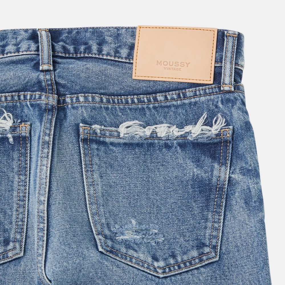 BNWT Moussy Vintage Merry tapered blue jeans sz27